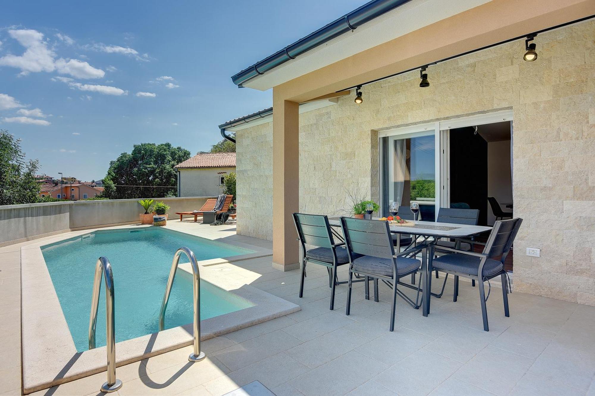 Vila Una With Private Pool Near Rovinj - Open 2022 Rovinjsko Selo Kültér fotó
